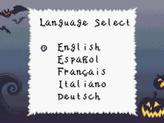 Language selection