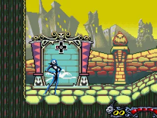 The first screen have several sign which explain the controls.