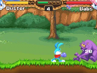 Fighting off this big monster