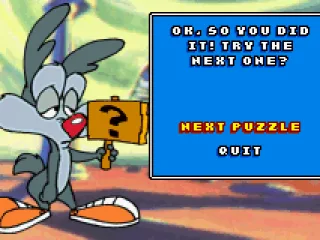 Completing a puzzle doesn't make him happy