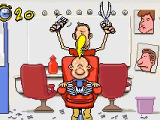 Getting a Haircut mini-game.