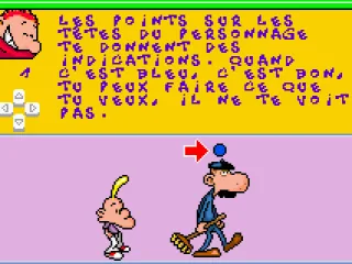 Titeuf's friend explains how to play.