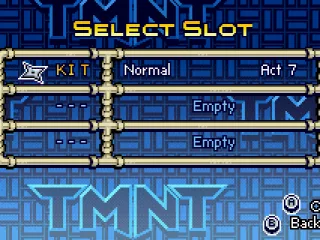 You have three game slots, in case you want to share this game with a friend.