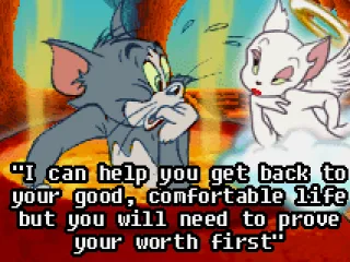 Tom: Ok! Ok! Everything is fine! Just help me get out of here then. (intro)