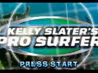 Title screen (Kelly Slater's Pro Surfer).