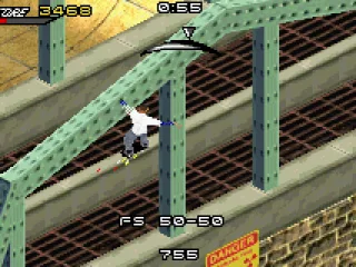 Grinding on the bridge