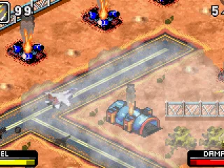 Laying waste to the enemy's base.