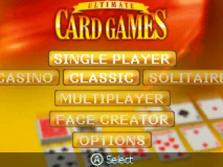 Title screen / Main menu.