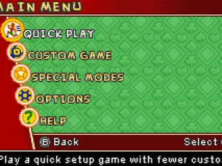 Main Menu