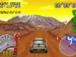 Driving through Kenya