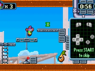 A short non-interactive tutorial shows all new game mechanics and controls before each level.