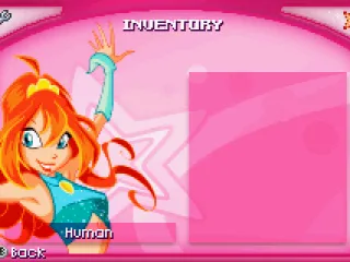 The inventory is still blank.