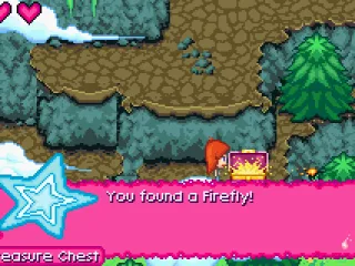 The treasure chest only contained a firefly.