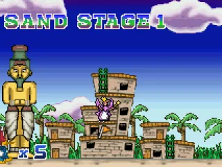 Introductory screen for stage one