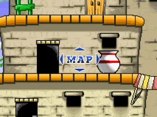 You can examine the level freely in map mode