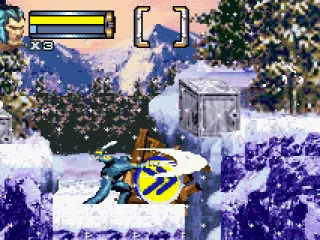 Box destroyed, power-up found.