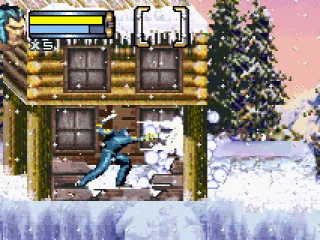 One simple snow wall isn't nothing to Logan's adamantium claws.