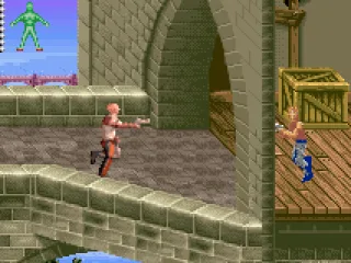 These enemies can shoot back but you can duck the bullets pretty easily