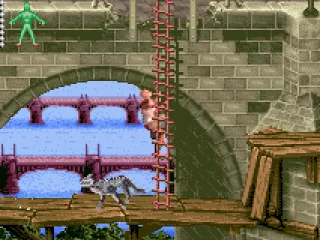 Use ladder to get to higher or lower levels