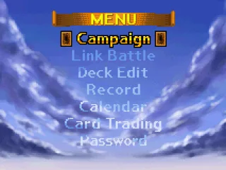 The main menu... What will you do now?