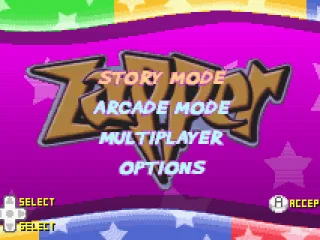 Main menu