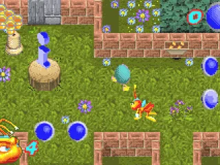 Sometimes the eggs, which are to be collected, have legs and walk around the level.