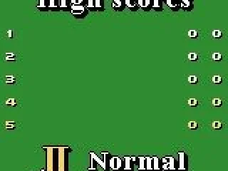 High Scores are saved to the cartridge.