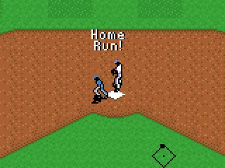 Drat! He hit a home run.