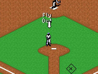 I caught him out with a fly ball.