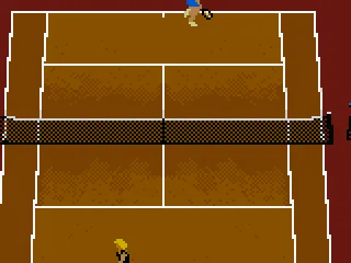 Walking into position.