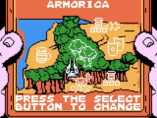 The map/level select.