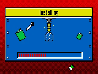 It even has progress bars