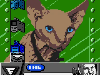 The desktop where you can pick games or settings