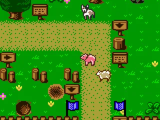 Babe and... lame friends.