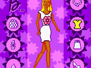 Changing the Barbie's look.