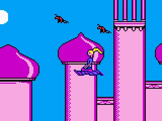 Flying with the birds.