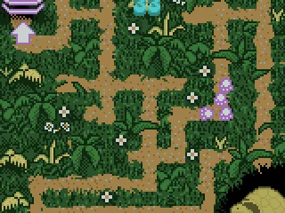 Guiding the pet to its resting place in another mini-game