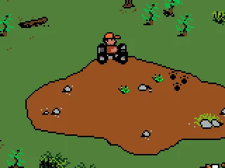 Those traces mark the places we can start the final hunting mini game.