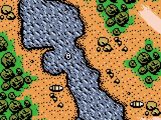 Moving the boat to another spot.