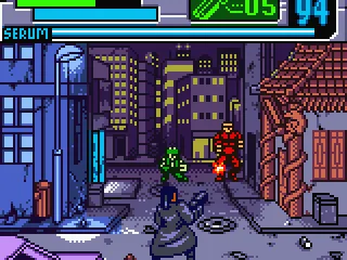 Blasting away at monsters