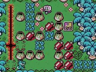 Revealing an upgrade after blasting a piece of meat