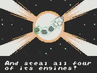 And went off with his engines (How on earth can lights steal anything?)