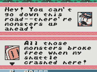 But it's all my fault that the monsters are there in the first place.