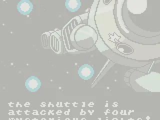 Something hit his ship.