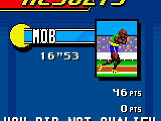 The result is not as great as expected. The played mode was arcade - if he had qualified, we would have participated in the next discipline.