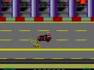 Zombies leave a nice smear on the road when run over