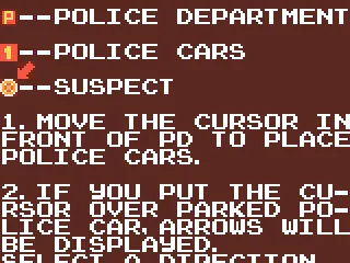 One of the help screens