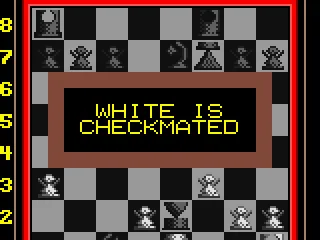 White is checkmated