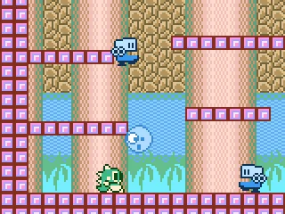 Trapped an enemy inside a bubble