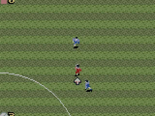 Having control of the ball.